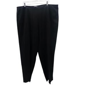 New Lafayette 148 Women's Black Pants Side Zip Women's 24W